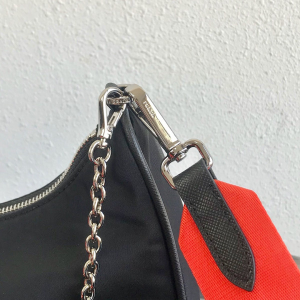 HOT SALE PRADA NYLON HOBO BAG