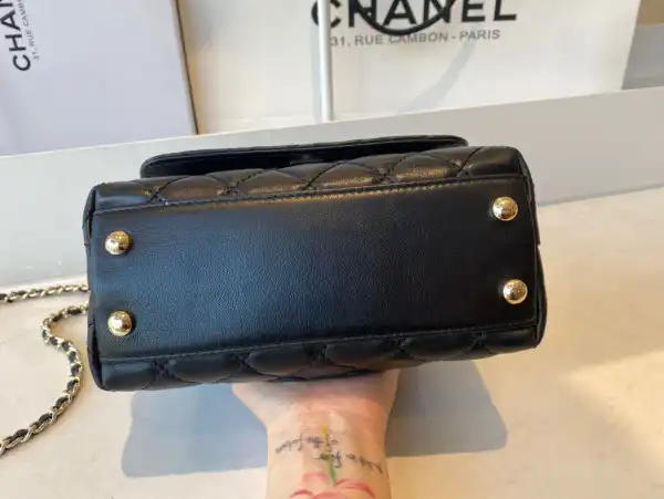 CHANEL MINI FLAP BAG WITH TOP HANDLE