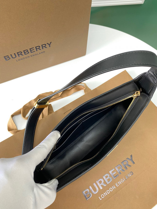 HOT SALE BURBERRY Leather TB Shoulder Bag