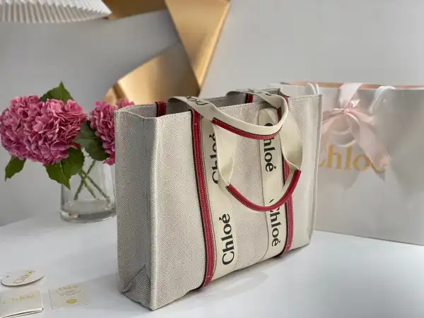 CHLOÉ large woody tote bag