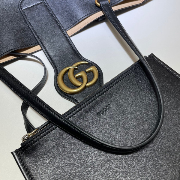 HOT SALE GUCCI Medium tote with Double G