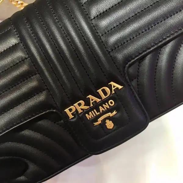 First bag ru PRADA Medium Leather Prada Diagramme Bag