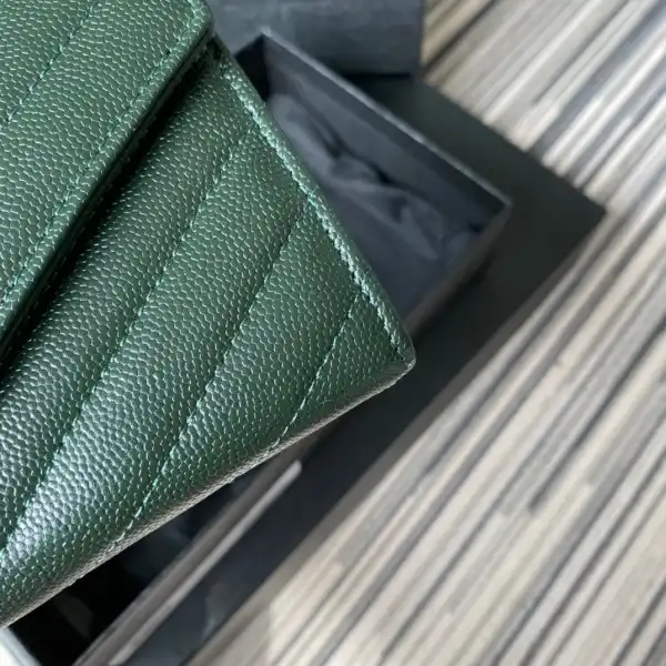 YSL MONOGRAM LARGE FLAP WALLET