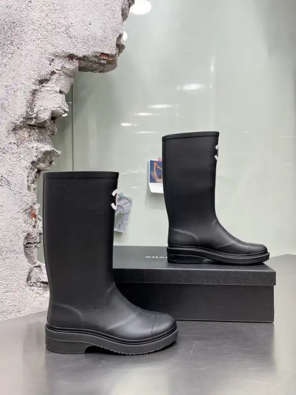 CHANEL RAIN BOOTS