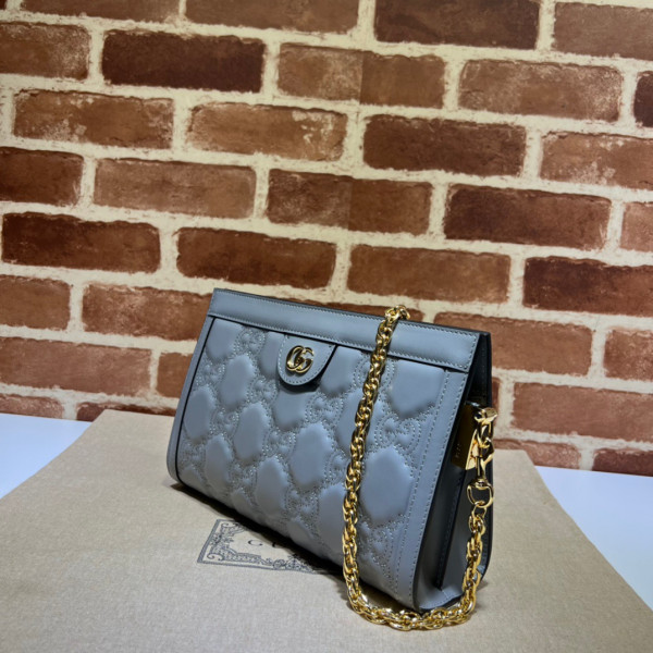 HOT SALE GUCCI GG matelassé leather shoulder bag