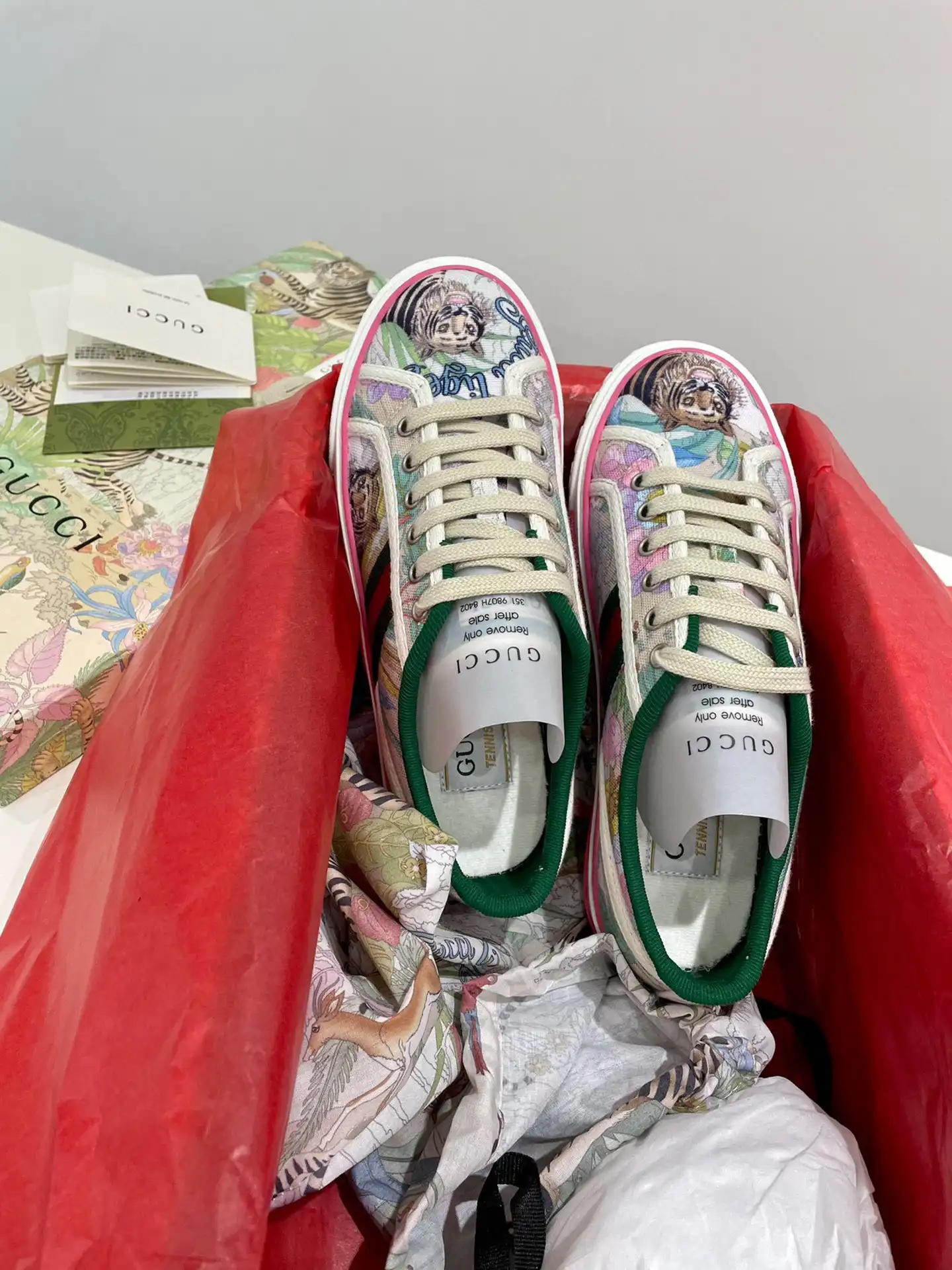 First bag ru GUCCI Tennis 1977 sneaker