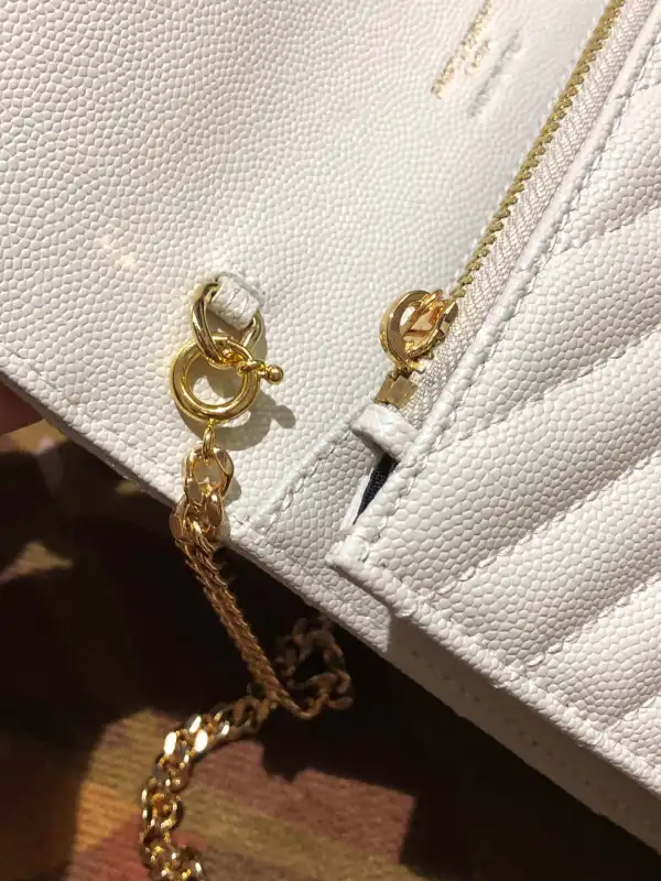 Bagsoffer yupoo YSL CASSANDRE MATELASSÉ CHAIN WALLET