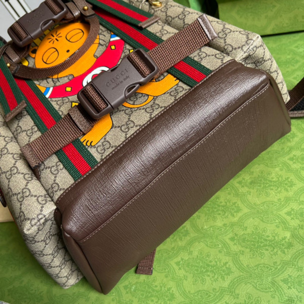 HOT SALE Gucci cat print skateboard backpack