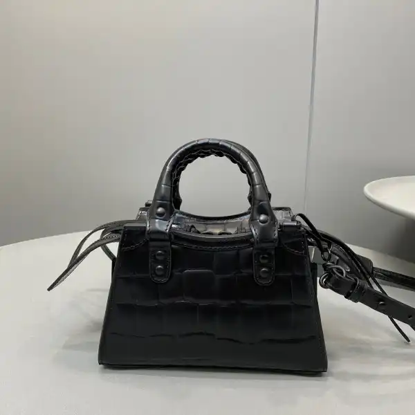 First Bag Ru BALENCIAGA NEO CHANELASSIC NANO TOP HANDLE BAG