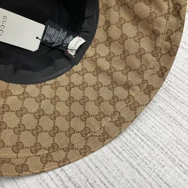 GUCCI GG canvas wide brim hat