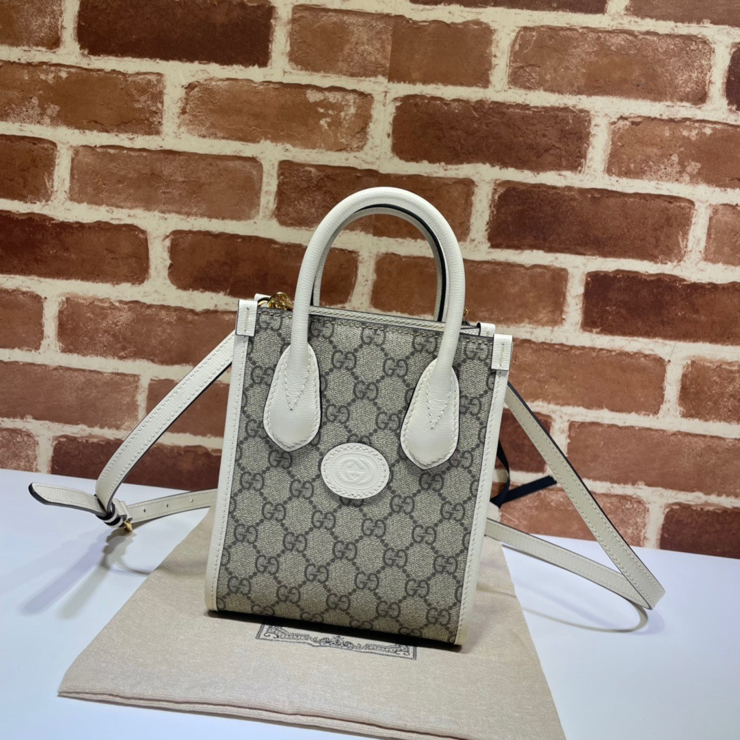 HOT SALE Gucci Mini tote bag with Interlocking G