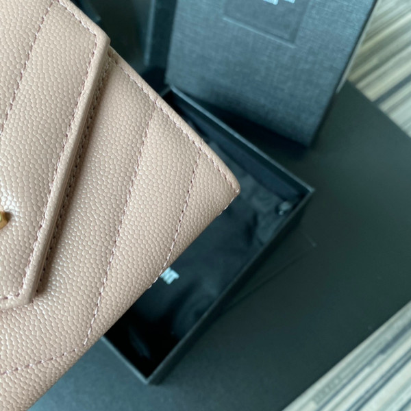 [FREE SHIPPING] YSL MONOGRAM SMALL ENVELOPE WALLET IN