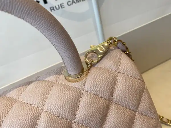 CHANEL FLAP BAG WITH TOP HANDLE