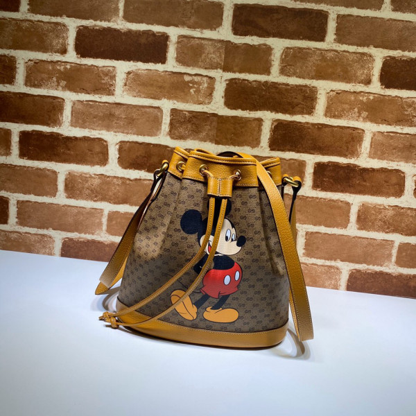 HOT SALE Disney x Gucci Mini Bucket Bag