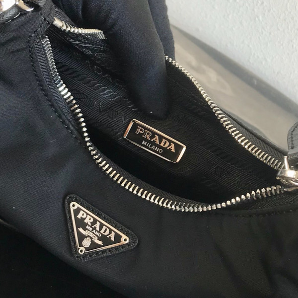 HOT SALE PRADA NYLON HOBO BAG