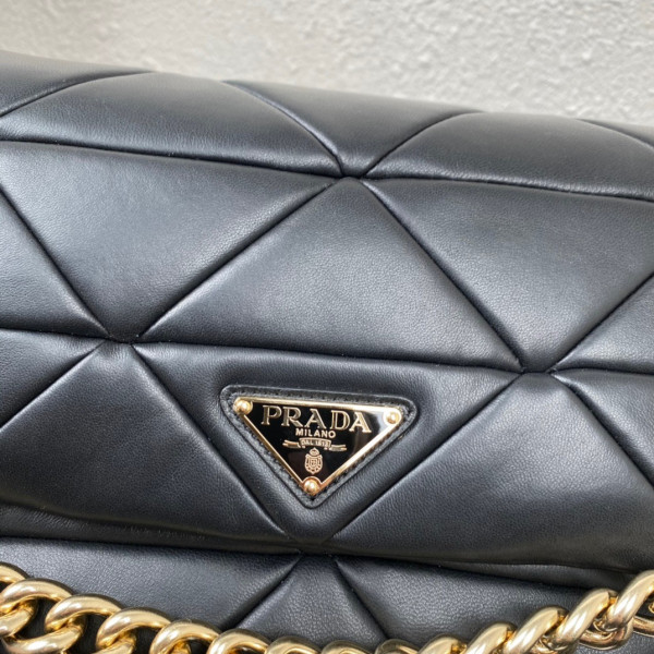 HOT SALE Prada System nappa leather patchwork bag