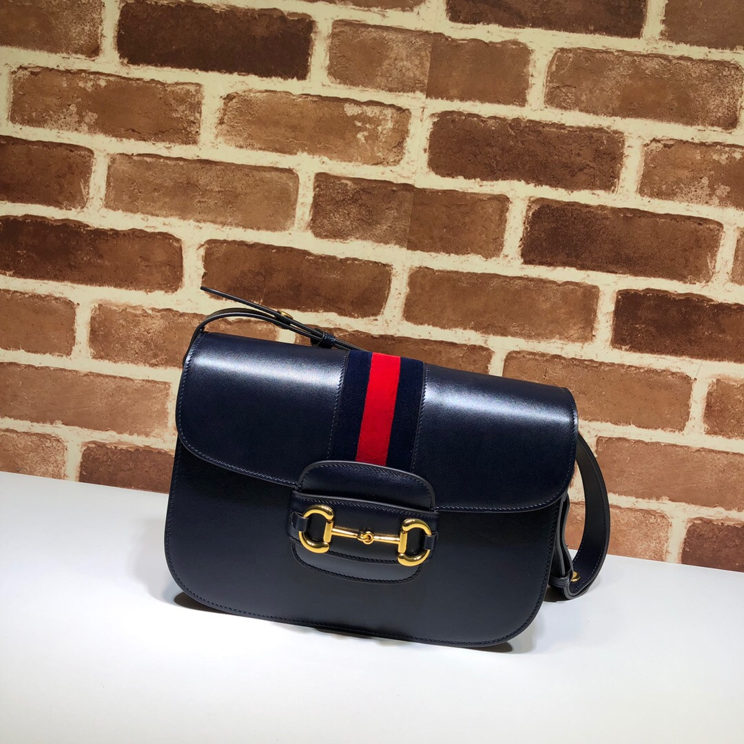 HOT SALE GUCCI 1955 Horsebit shoulder bag