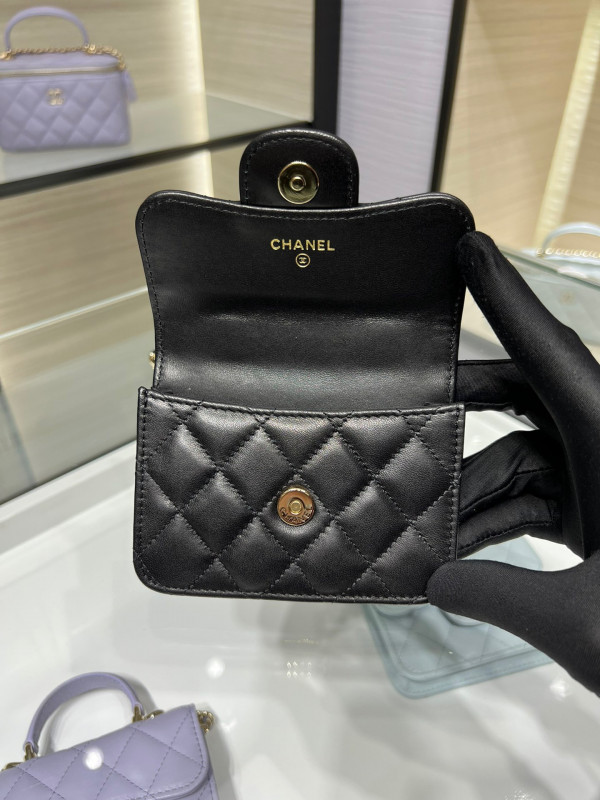 HOT SALE CL FLAP COIN PURSE WITH CHAIN