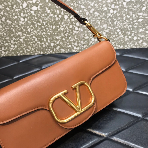 HOT SALE VALENTINO LOCÒ CALFSKIN SHOULDER BAG