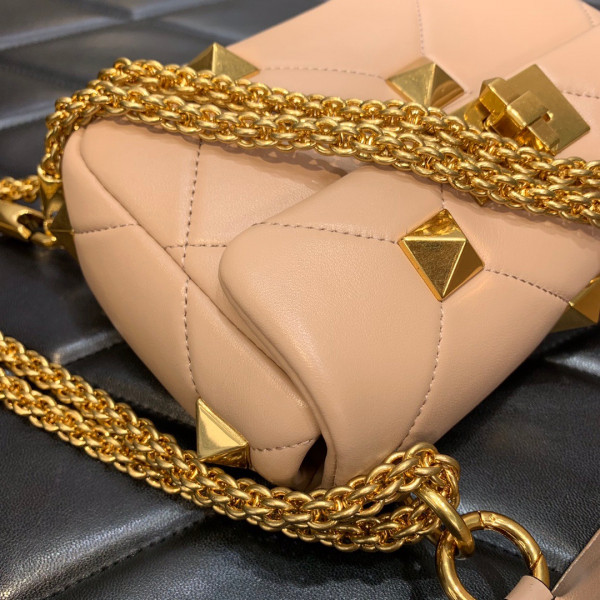 HOT SALE VALENTINO ONLINE EXCLUSIVE SMALL ROMAN STUD THE SHOULDER BAG WITH CHAIN