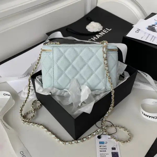 CHANEL SMALL VANITY WITH CHANELASSIC CHAIN