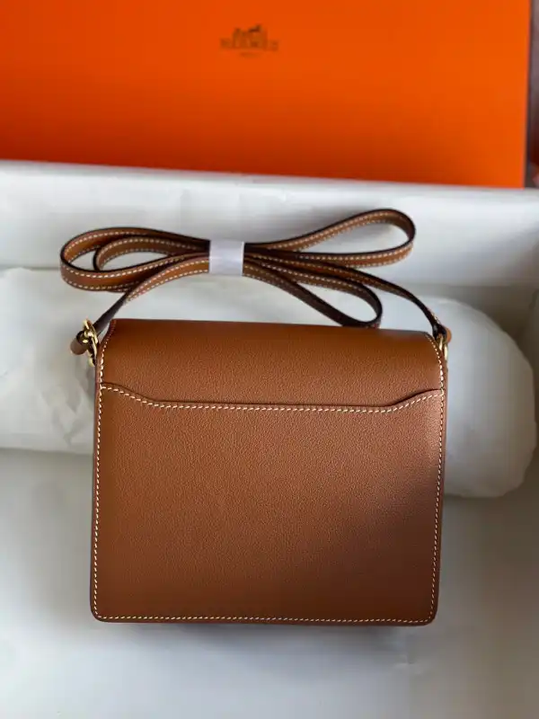 First bag ru Hermes Roulis 18CM All Handmade