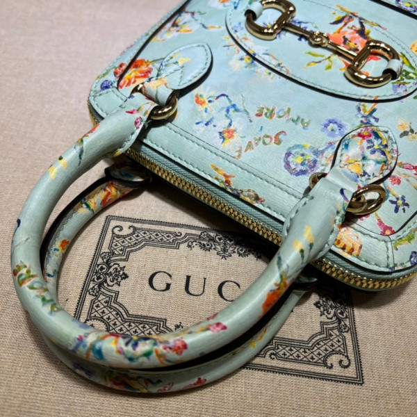 HOT SALE Gucci Horsebit 1955 mini top handle bag