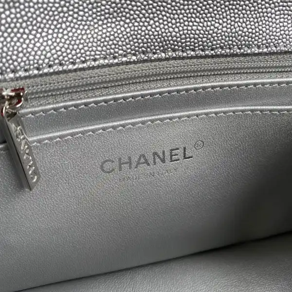 CHANEL MINI FLAP BAG WITH TOP HANDLE