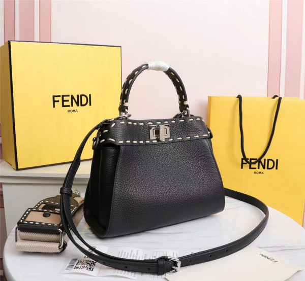 HOT SALE FENDI PEEKABOO MINI BAG-18-23-11cm