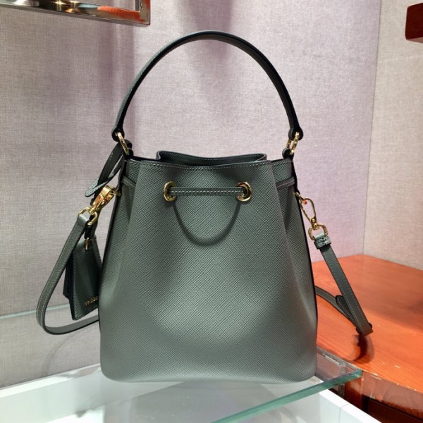 HOT SALE PRADA Saffiano Leather Bucket Bag