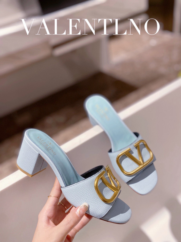 HOT SALE VALENTINO VLOGO SIGNATURE SLIDE SANDAL