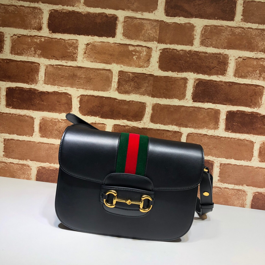 HOT SALE GUCCI 1955 Horsebit shoulder bag