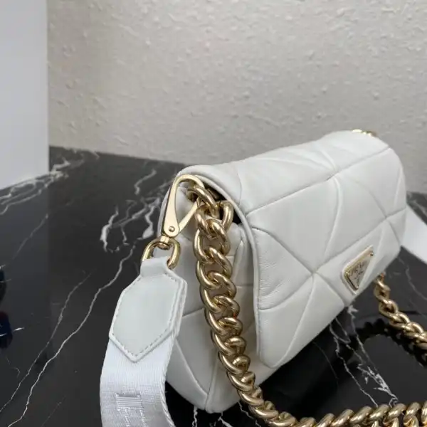 First bag ru PRADA System nappa leather patchwork bag