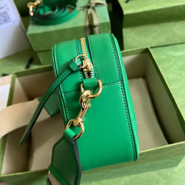 Affordable Gucci GG matelassé leather shoulder bag