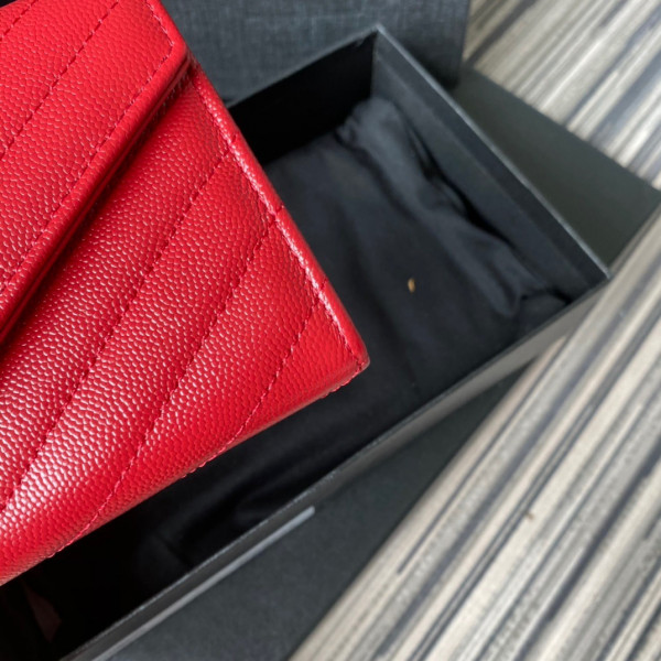 HOT SALE YSL MONOGRAM LARGE FLAP WALLET