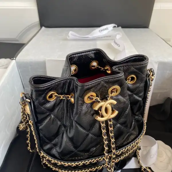 CHANEL LARGE DRAWSTRING BAG