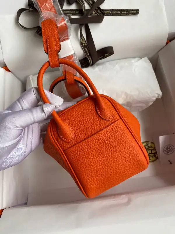 Bagsoffer HERMES LINDY MINI HANDMADE