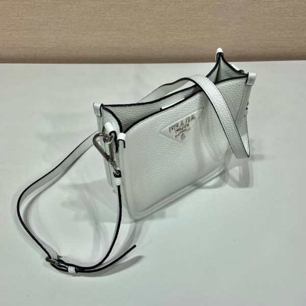 HOT SALE PRADA Leather mini shoulder bag