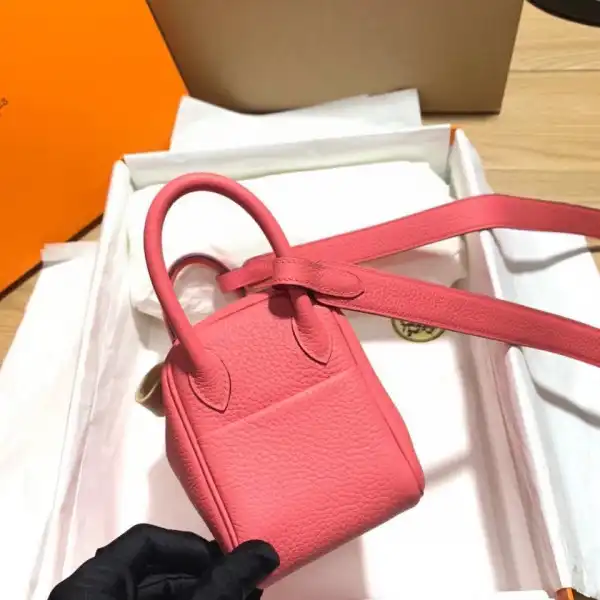 Bagsoffer HERMES LINDY MINI HANDMADE