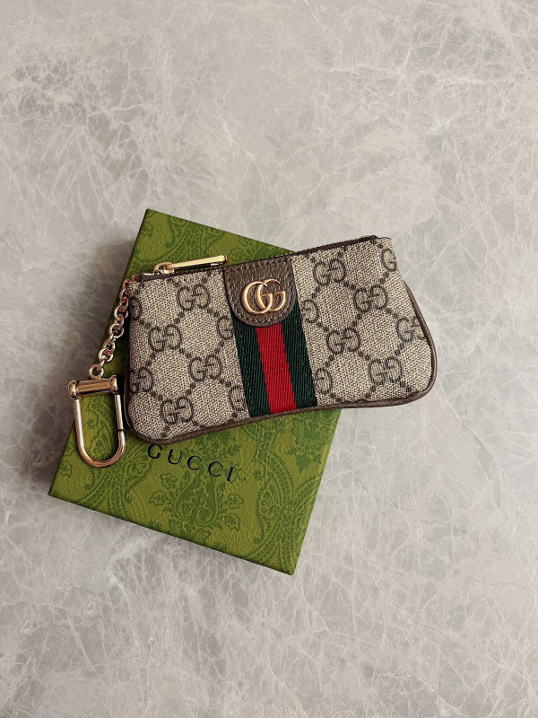 HOT SALE Gucci GG Marmont matelassé key case