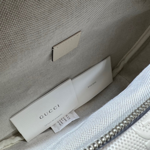 HOT SALE Gucci GG embossed belt bag