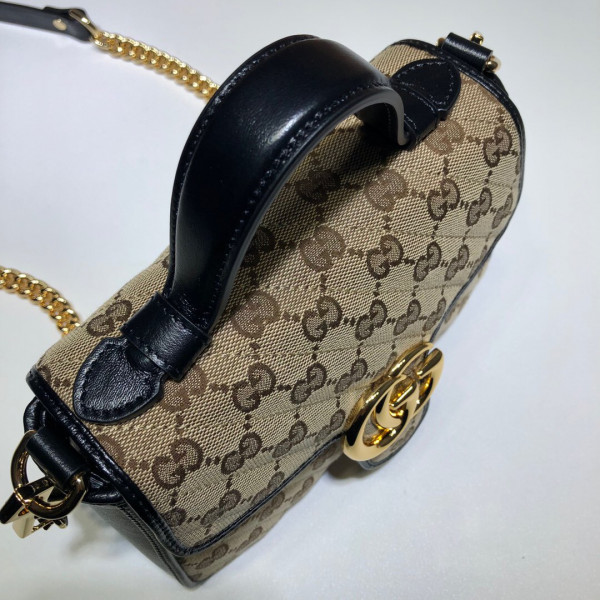 HOT SALE GUCCI GG Marmont mini top handle bag