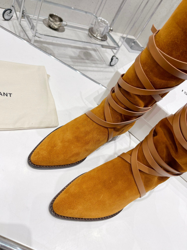 HOT SALE ISABEL MARANT Siane suede knee-high boots