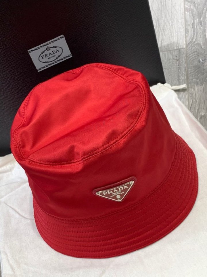 HOT SALE PRADA Nylon Bucket Hat