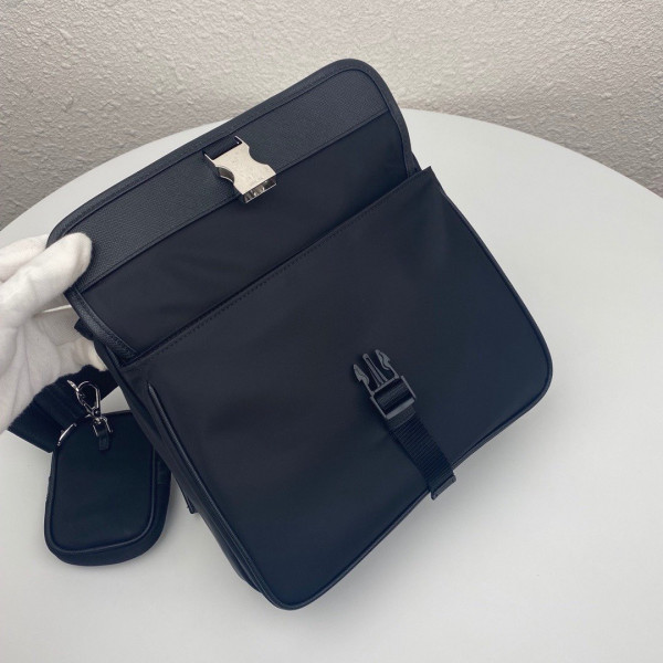 HOT SALE PRADA Nylon Cross-Body Bag