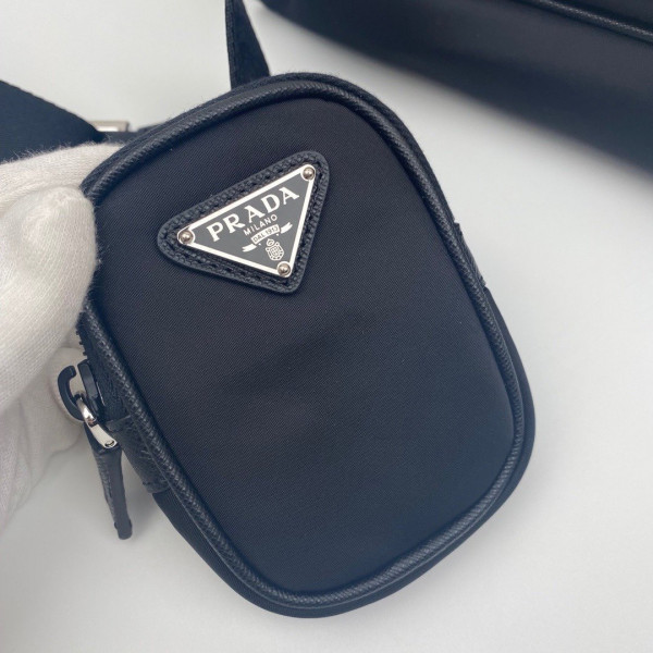 HOT SALE PRADA Nylon Cross-Body Bag