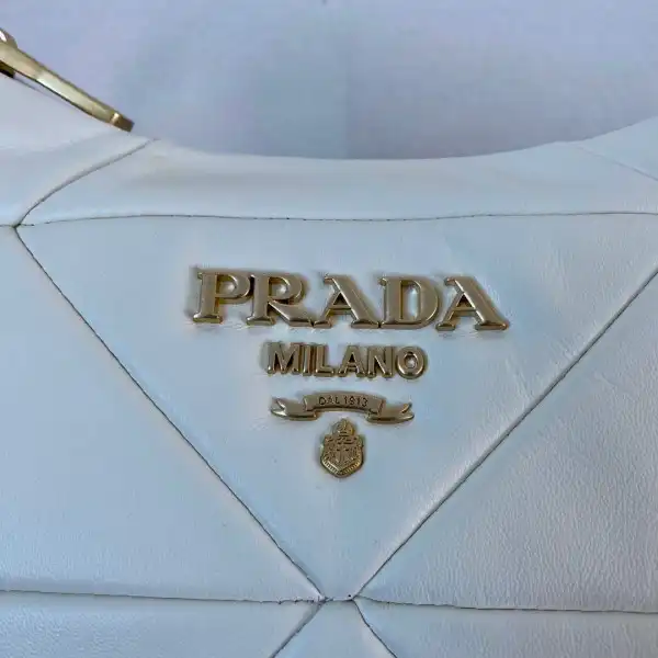 PRADA System nappa leather patchwork bag