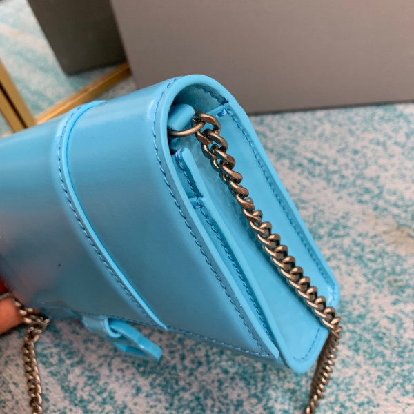 HOT SALE BALENCIAGA HOURGLASS WALLET ON CHAIN