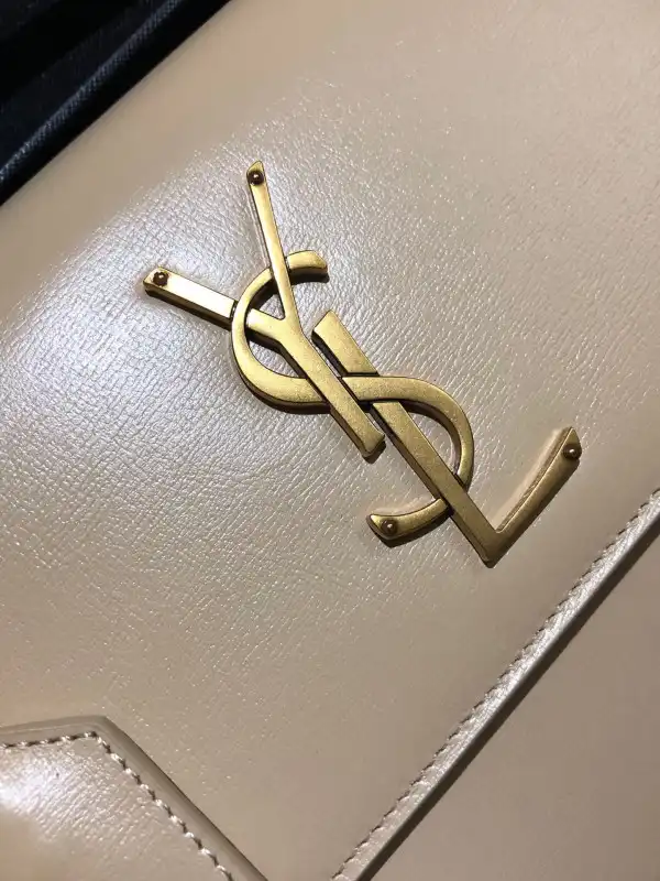 Repzbay REP YSL MEDIUM SUNSET SATCHEL IN SMOOTH LEATHER