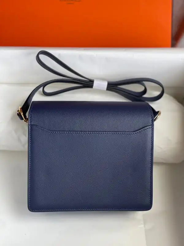 First bag ru Hermes Roulis 18CM All Handmade